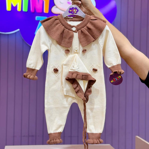 Imported Türkish soft Woolen Romper