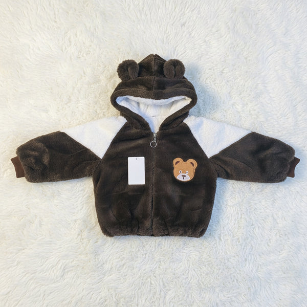 Winter Fur Jacket dark brown