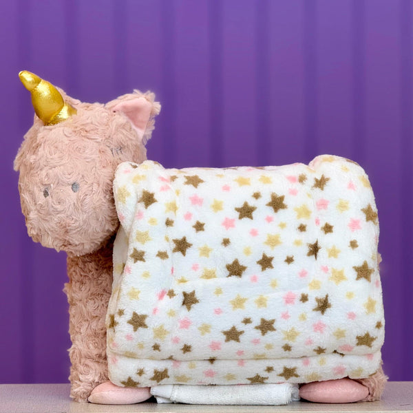 Winter Fleece baby Blanket With Pillow
