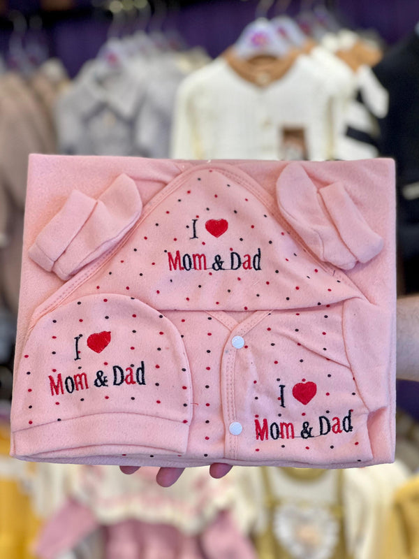 5 PC winter fleece set