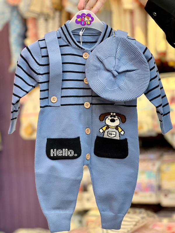 Imported Türkish soft Woolen Romper