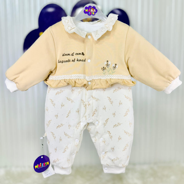 Imported Turkish style winter Quilted Romper