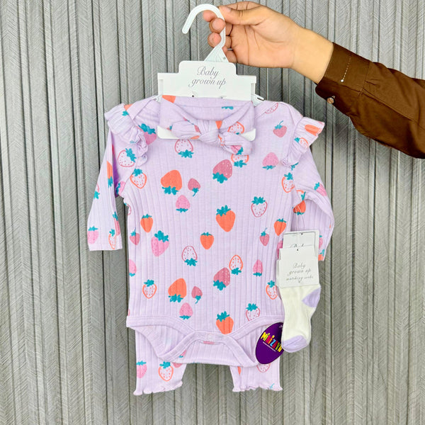 Imported Bodysuit With Trouser +socks+headband