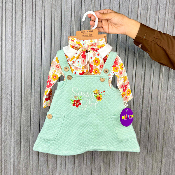 Imported Frock with shirt +headband