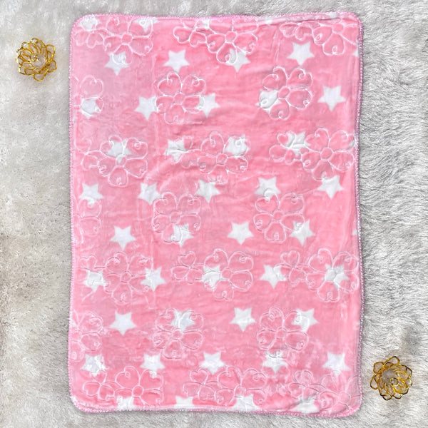 Winter Double Ply Blanket star flowers