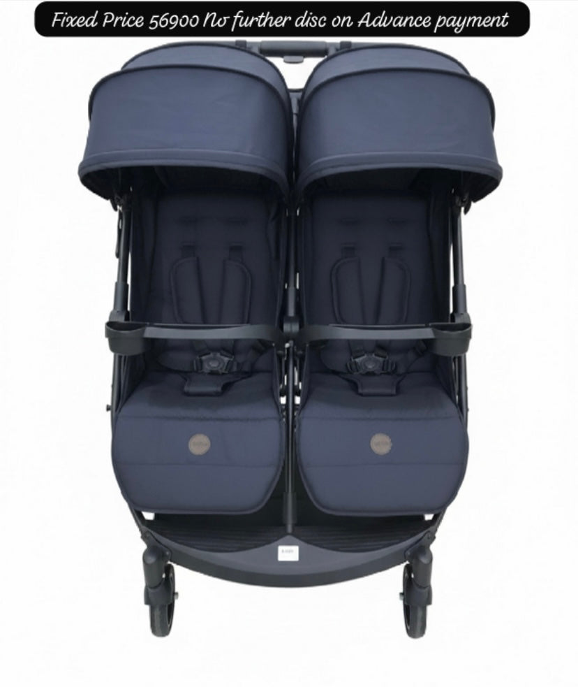 Kidilo brand twin pram stroller – minizayn.pk