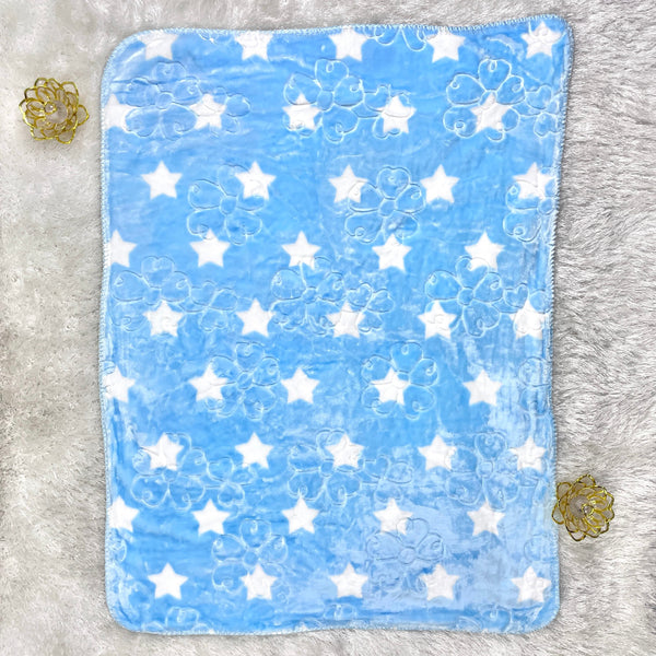 Winter Double Ply Blanket star flowers