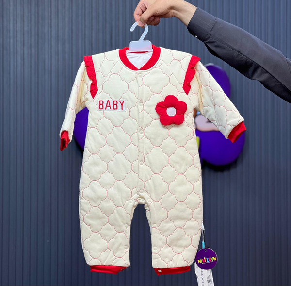 Quilted Baby Romper
