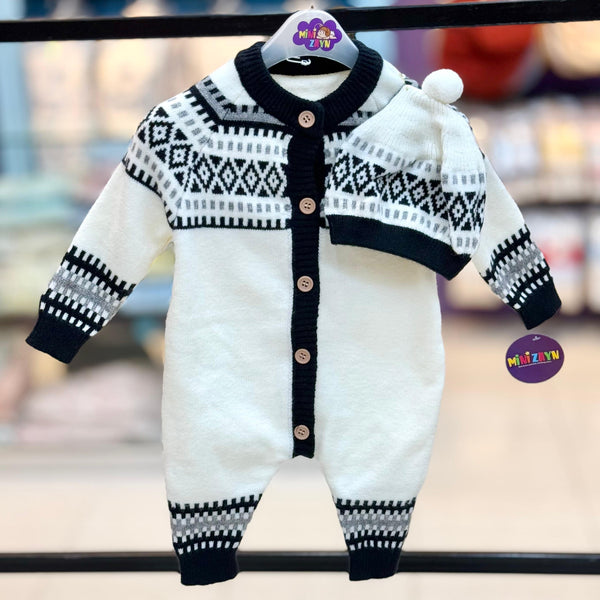 Imported Türkish soft Woolen Romper