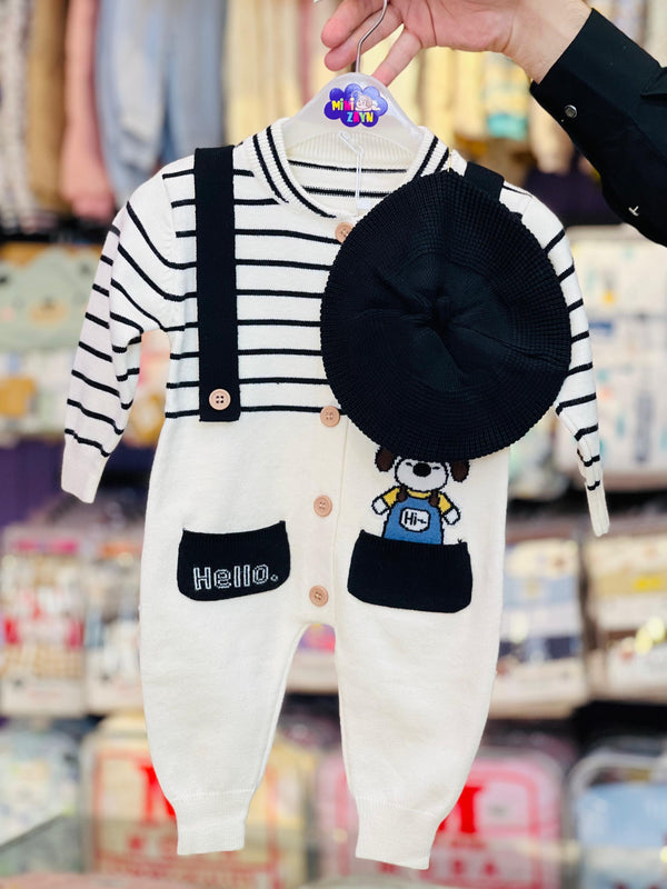 Imported Türkish soft Woolen Romper