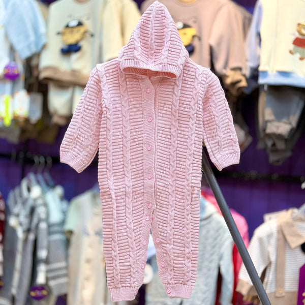 Imported Hooded woolen Romper