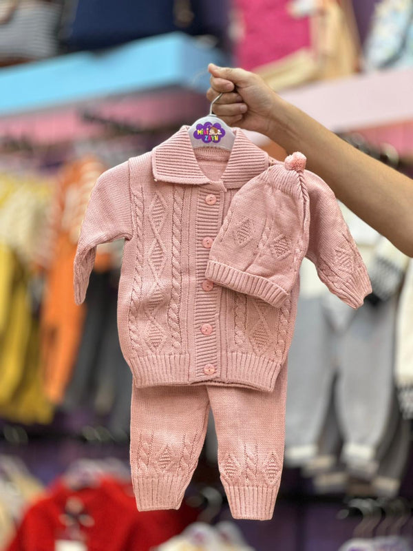 Imported türkish Woolen 3 pc set