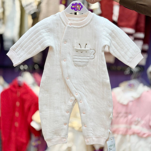 Imported winter Romper light pink