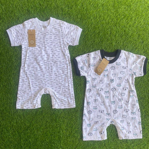 Imported pack of 2 Half romper set