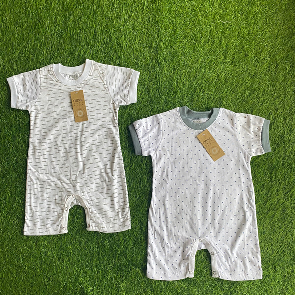 Imported pack of 2 Half romper set