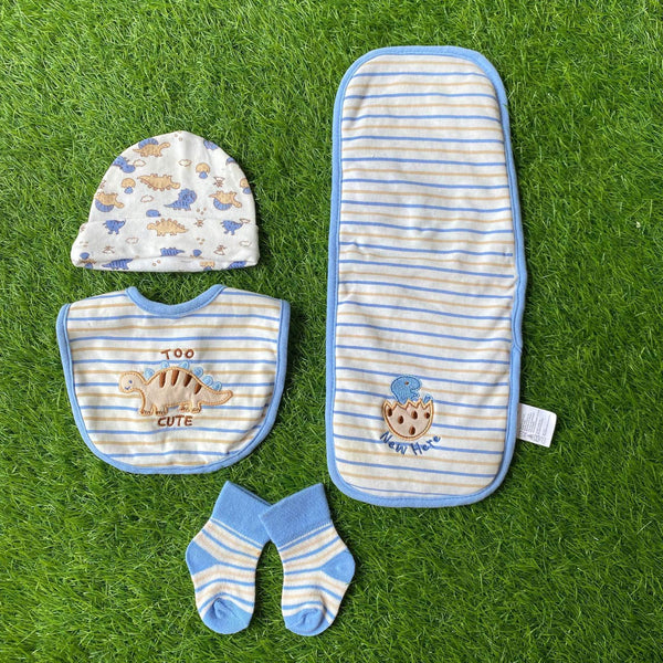 Cap+bib+sock+burp cloth set