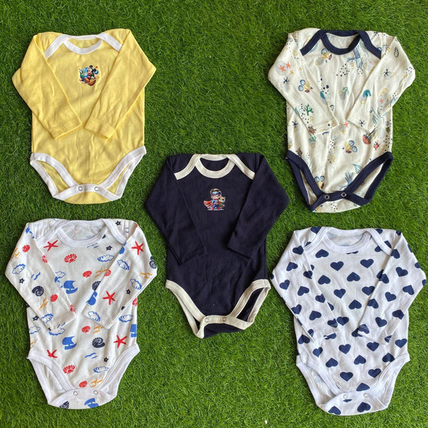 Imported  Pack of 5 bodysuit