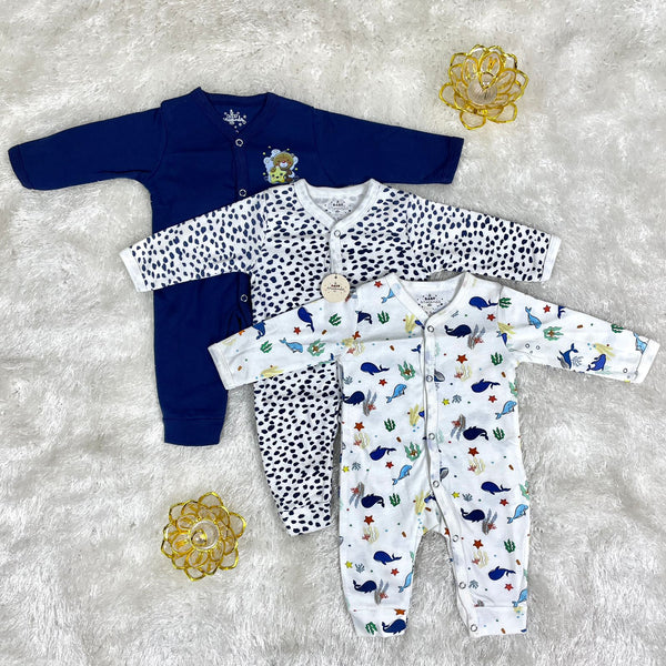 Turkish brand armanda Pack Of 3 Romper Set