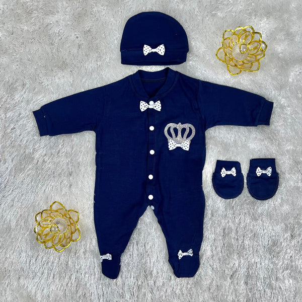 Turkish Romper set / Navy blue