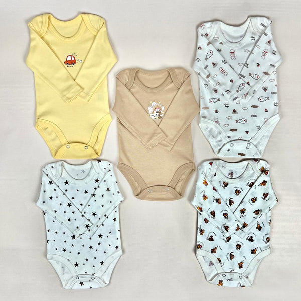 Imported  Pack of 5 bodysuit