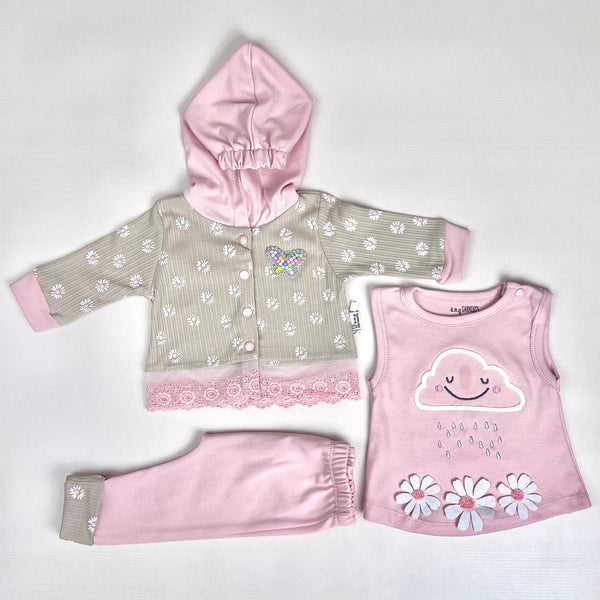 Hooded  3 Pc Set