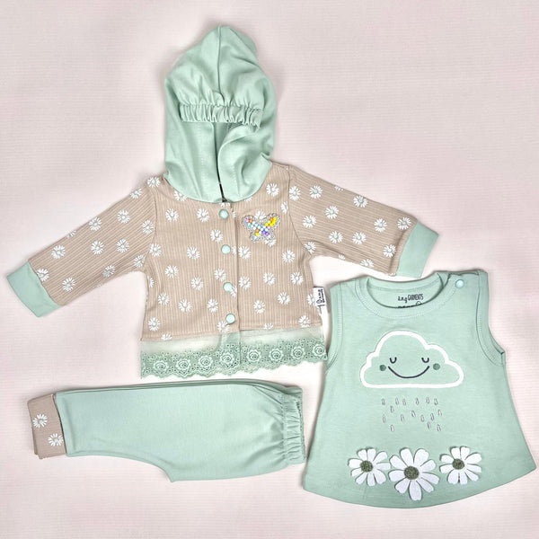 Hooded  3 Pc Set