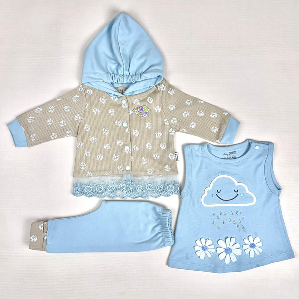 Hooded  3 Pc Set