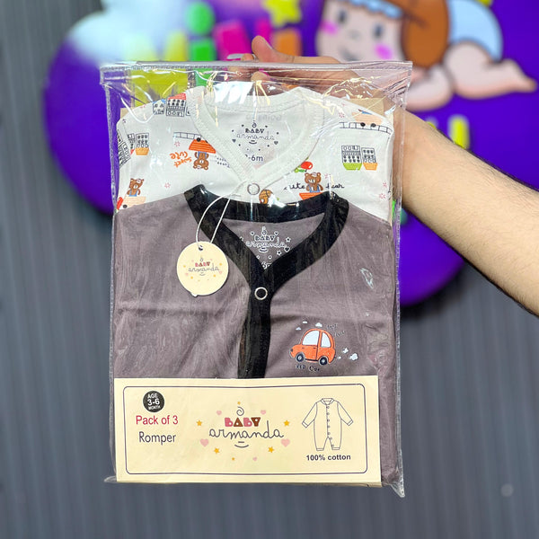 Turkish armanda brand Pack Of 2 Romper Set