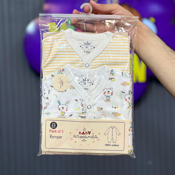 Turkish armanda brand Pack Of 2 Romper Set