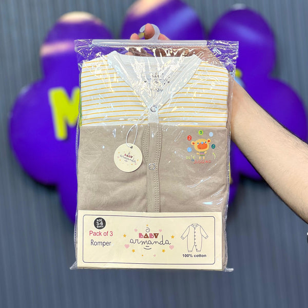 Turkish armanda brand Pack Of 2 Romper Set
