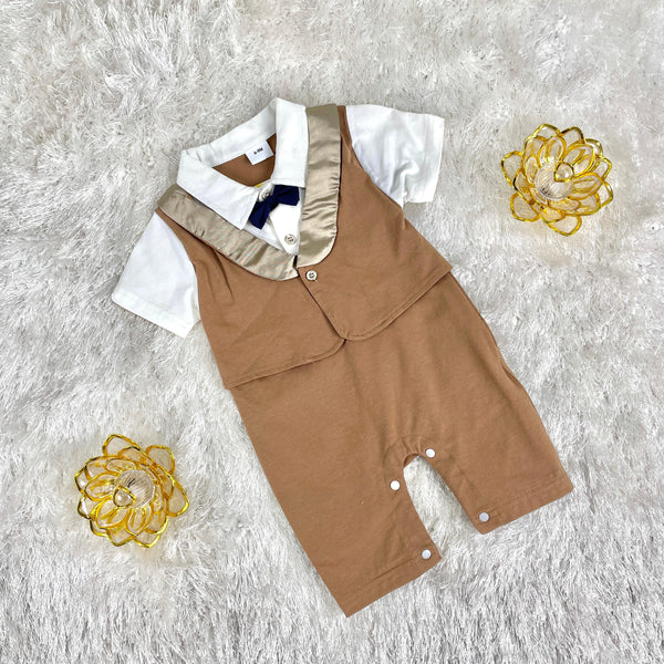 Dungaree Romper Set