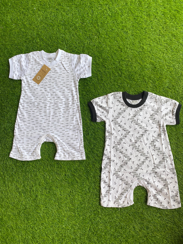 Imported pack of 2 Half romper set