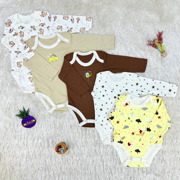 Imported  Pack of 5 bodysuit