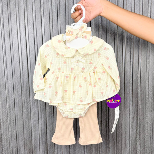 Imported bodysuit style frock set