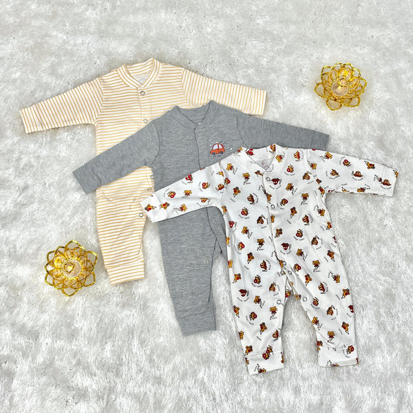 Imported Pack Of 3 Romper Set