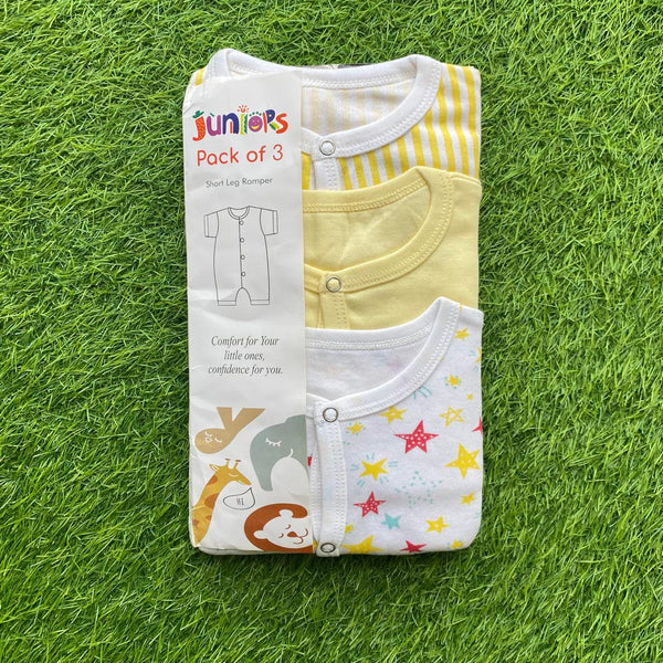 Junior Pack Of 3 Romper