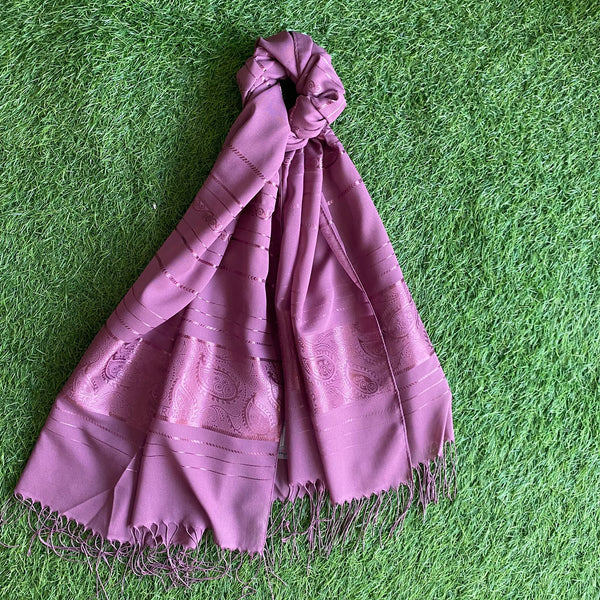 Pure silk hijab /dark purple