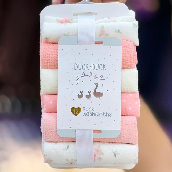 Imported Pack of 12 washcloths