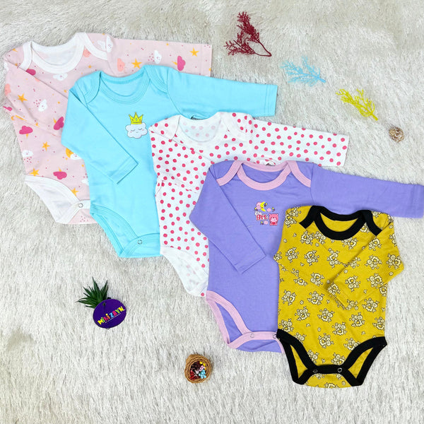 Imported  Pack of 5 bodysuit