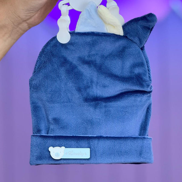 Newborn Imported velvet stuff cap