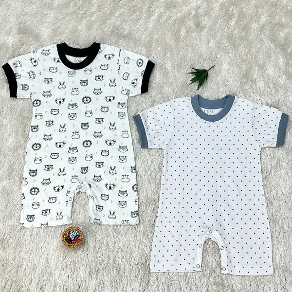 Imported pack of 2 Half romper set