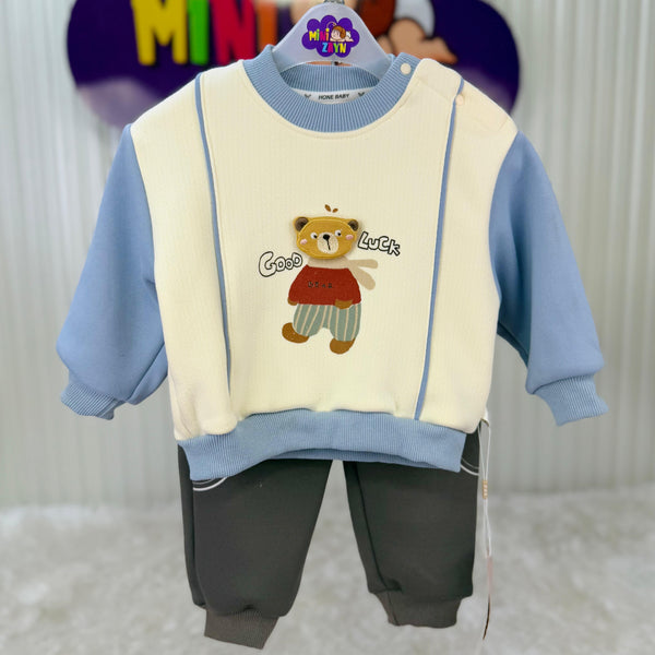 Türkish style imported inner soft fur warm stuff 2 pcs set