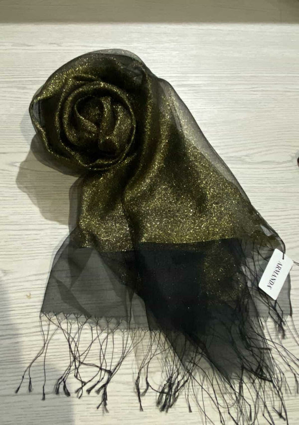 Glittery Tulle Pure Silk Hijab