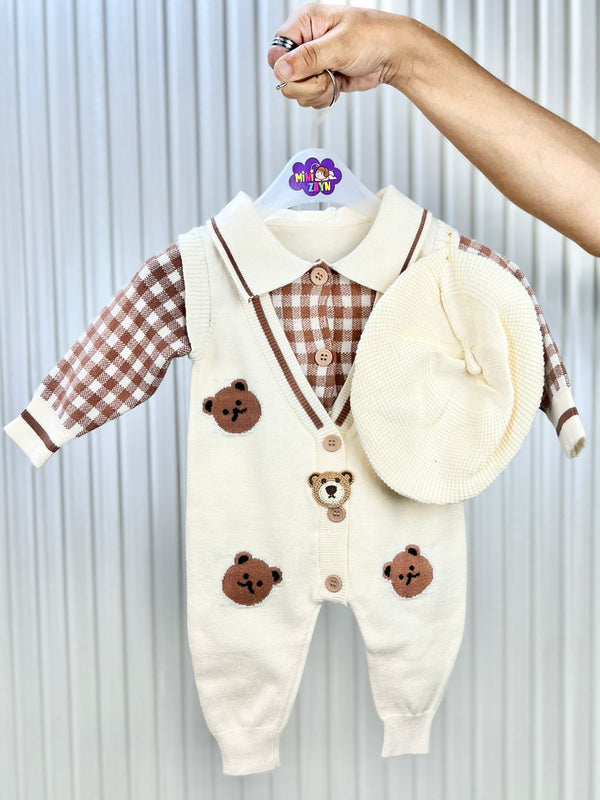 Imported Türkish soft Woolen Romper