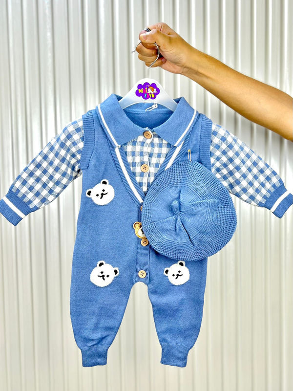 Imported Türkish soft Woolen Romper