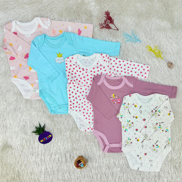 Imported  Pack of 5 bodysuit