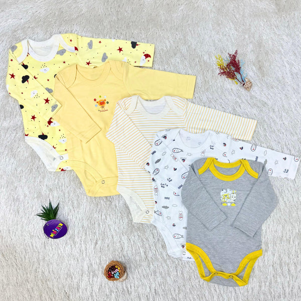Imported  Pack of 5 bodysuit