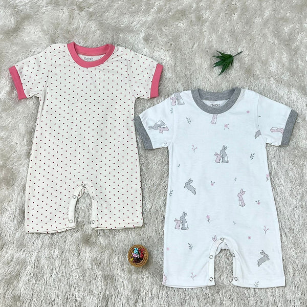 Imported pack of 2 Half romper set