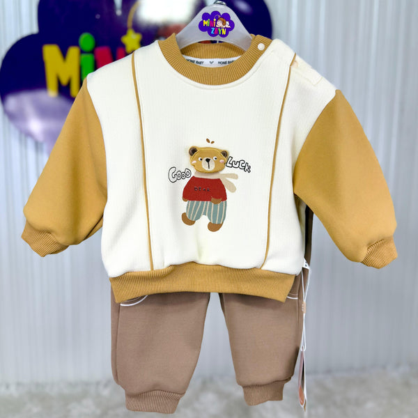 Türkish style imported inner soft fur warm stuff 2 pcs set