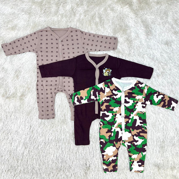 Imported pack of 3 romper sets